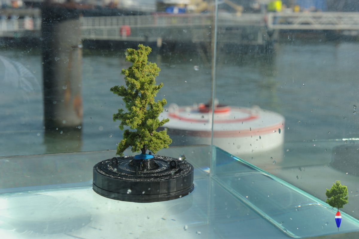 photo by pop up city WEBSITE：http://popupcity.net/a-floating-forest-for-rotterdam/